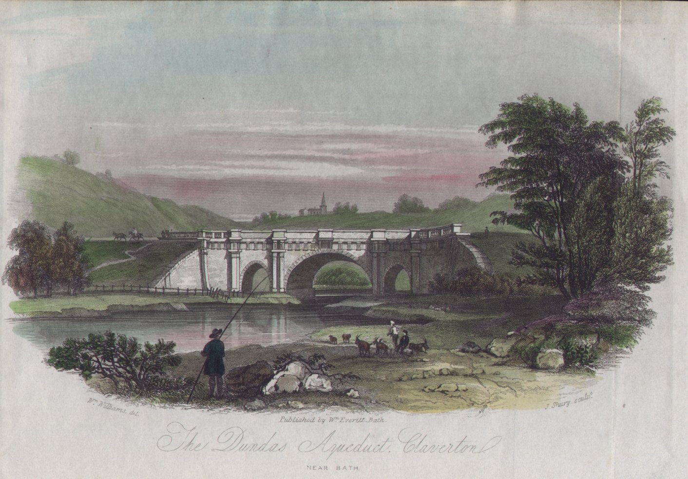 Steel Vignette - The Dundas Aqueduct, Claverton Near Bath - Shury